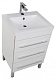Aquanet Тумба с раковиной Верона 58 напольная, ящики, белая – картинка-13