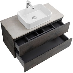 BelBagno Тумба с раковиной Molveno-46 100 подвесная ossido столешница KEP-100-MCO – фотография-3