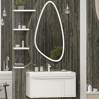 Brevita Мебель для ванной Cascade 90 подвесная белая