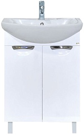 Misty Тумба с раковиной Лаванда 50 прямая – фотография-1