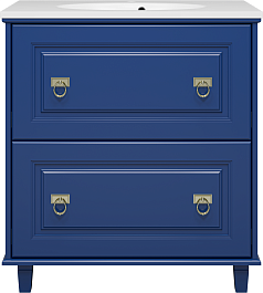 Misty Мебель для ванной Версаль 80 синяя – фотография-3