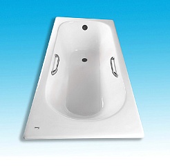 Castalia Чугунная ванна 170x70x42 с ручками – фотография-2