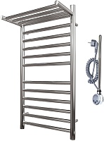 Point Полотенцесушитель электрический П11 400x800 PN10148SPE с полкой хром