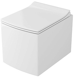 Owl 1975 Унитаз безободковый Cube Cirkel-H с сиденьем DP микролифт – фотография-1