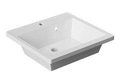 Mixline Тумба с раковиной Этьен 58 белая правая – фотография-3