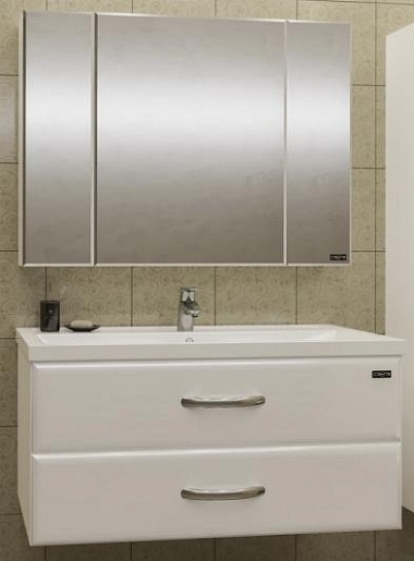 СанТа Мебель для ванной Виктория 100 подвесная – фото-1