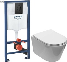 Aquanet Унитаз подвесной Logan Tornado 340298 с инсталляцией Rapid SL 1000044