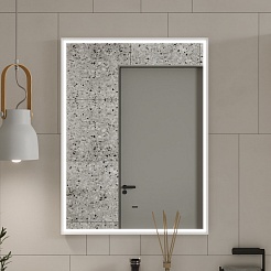 Equil Зеркало Lago 60 белый – фотография-4