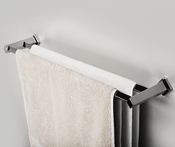 WasserKRAFT Штанга для полотенец двойная "Aller K-1140" – фотография-2