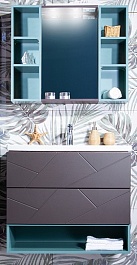 Бриклаер Мебель для ванной Кристалл 80 2 – фотография-1