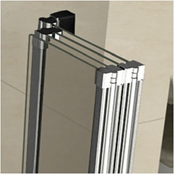 WeltWasser Шторка на ванну WW100 100ZF4-100 – фотография-2