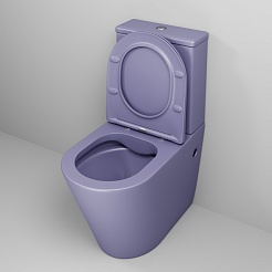 Grossman Унитаз компакт Color GR-4480LIMS фиолетовый матовый – фотография-6