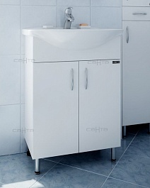 СанТа Мебель для ванной Грация Волна 60 L свет – фотография-7