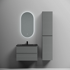 Sancos Тумба с раковиной Folk 70 ergraut soft раковина Element 71 CN7007MB – фотография-4