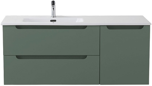 BelBagno Тумба с раковиной Etna 120 L подвесная еловая матовая – фото-1
