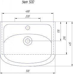Onika Мебель для ванной Лайн 50 L – фотография-5