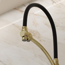 Sancos Смеситель для кухни Eri SC4001ZG полированное золото PVD покрытие – фотография-4