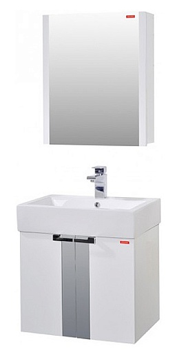  Зеркальный шкаф Fresh 60 белый – картинка-3