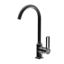 Tokito Смеситель для кухни KUDO чёрный TOK-KUD-1013 – фотография-2