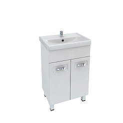 Bas Мебель для ванной Альта 60 Дрея Мини с зеркальным шкафом – фотография-4