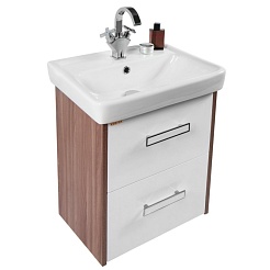 Водолей Мебель для ванной Мона 50 R с ящиками ясень – фотография-5