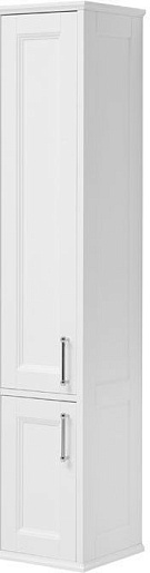 Aquanet Шкаф пенал Бостон М 36 L подвесной белый матовый – фото-1