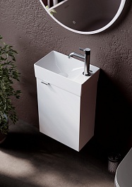 Sancos Тумба под раковину Mini 35 R белый глянец – фотография-7