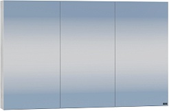 СанТа Мебель для ванной Марс 120 белая/светлое дерево – фотография-9