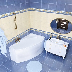 1ACReal Акриловая ванна Barcelona 170x100 L – фотография-4