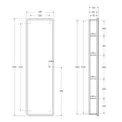 BelBagno Зеркало-шкаф SPC-MAR-450/1600-1A-LED-TCH – фотография-13