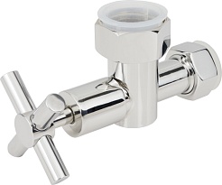 Стилье Вентиль запорный (крестовой) G 1" НГ х G 3/4" НГ – фотография-1