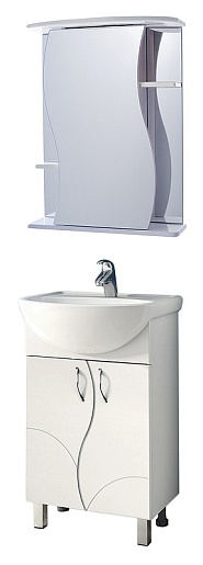 Vigo Зеркало-шкаф "Alessandro 3-55" белый – фотография-2