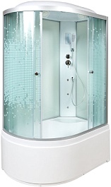 DTO Душевая кабина L920 R с гидромассажем и электрикой – фотография-1