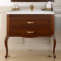 Opadiris Тумба под раковину Фреско 80 орех – фотография-1