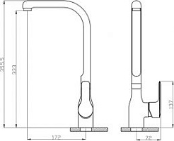 Rossinka Смеситель V35-23 для кухонной мойки – фотография-2