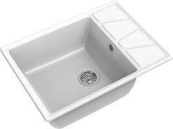 Granfest Мойка кухонная GF-V680L иней – фотография-1