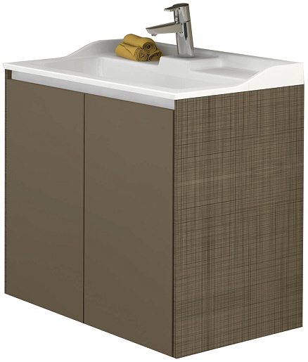 Акватон Тумба с раковиной "Фабиа 65 М" корица – фото-1