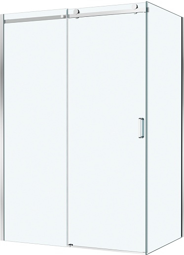 BelBagno Душевой уголок Soft Close-2 SOFT_CLOSE-2-AH-1-140/90-C-Cr 140x90 профиль хром стекло прозрачное – фото-1