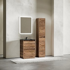 Sancos Тумба с раковиной Libra Floor 60 дуб чарльстон раковина Element 61 CN7001MB – фотография-5