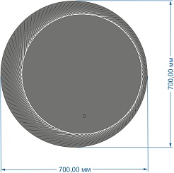 Vigo Зеркало Alba Classic 1-700 – фотография-5