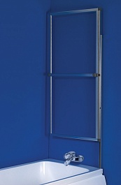 Aessel  Шторка на ванну Aessel Вальс (серебристый профиль) – фотография-1