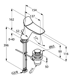 Kludi Смеситель "Ambienta 530230575" – фотография-2