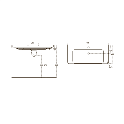 Owl 1975 Тумба с раковиной Skansen 105, 1 ящик – фотография-6