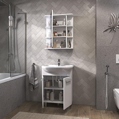 Vigo Мебель для ванной Hoska 60 (Уют) белая – фотография-3