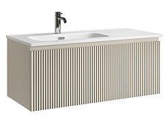 Sancos Тумба под раковину Snob R 1.0 100 L beige soft – фотография-1