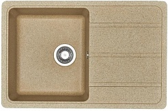 Акватон Кухонная мойка Аманда песочный – фотография-1