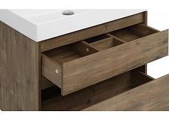 Aquanet Тумба с раковиной Nova Lite 75 2 ящика, дуб рустикальный – фотография-9