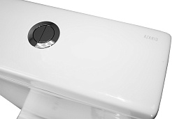 Azario Унитаз-компакт Renda AZ-8693 безободковый с бачком с сиденьем микролифт белый – фотография-15