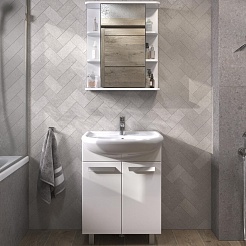 Vigo Мебель для ванной Hoska 60 (Уют) белая – фотография-1