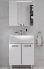 Volna Мебель для ванной Joli 60.2D L белая – фотография-1